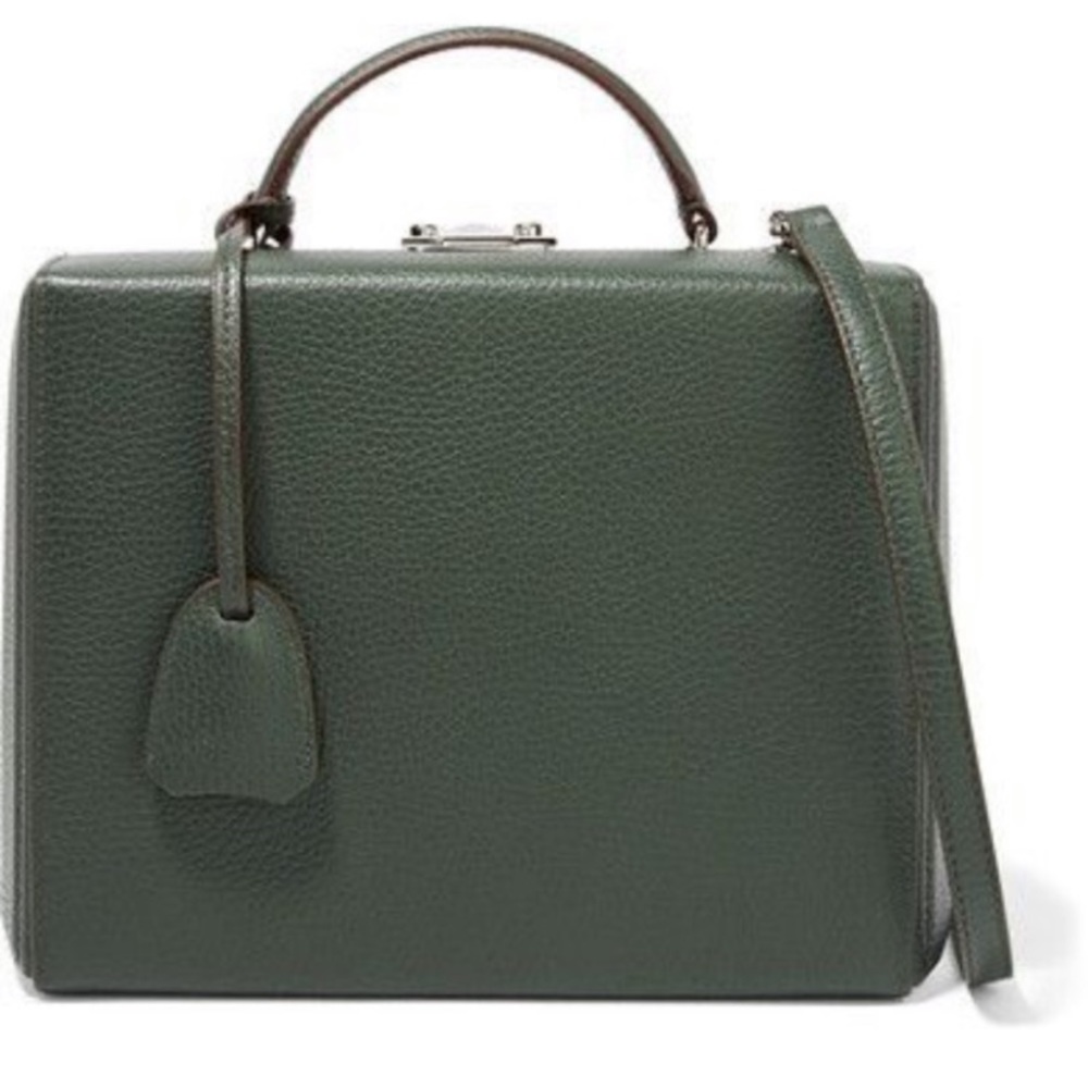 ISO Mark Cross Grace Large Box Bag in Dark Green 🤞🏾🤞🏾